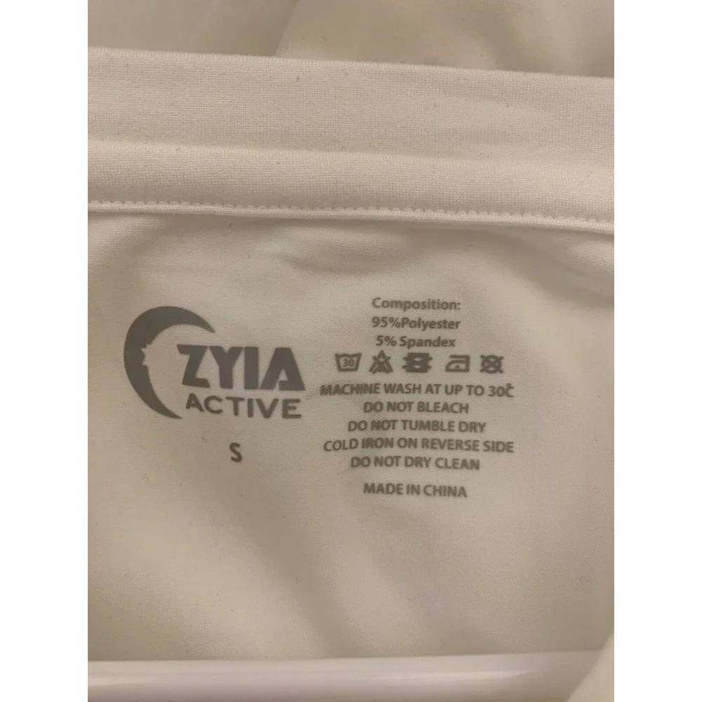 Zyia Women Size S White Kettle Moon Tank - Picture 5 of 6
